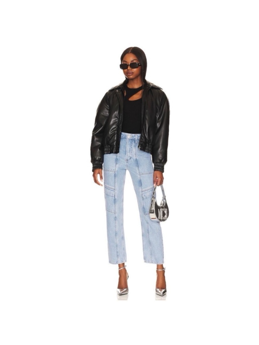 Agolde Cooper Cargo Jeans in Rank 24 - Picture 4 of 10